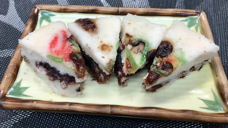 496. Red Bean 8 Treasure Steamed Cake 上海赤豆鬆糕